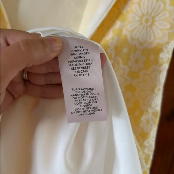 Nanette Lepore Pale Yellow Floral Lace Spring Dress - Picture 9 of 11